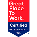 Great Place to Work Certified 2021